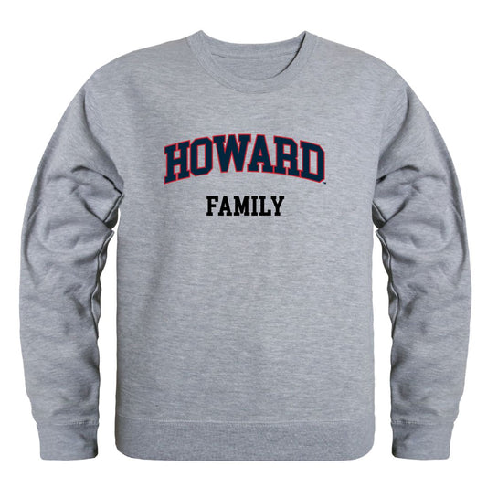 Howard University Bison Family Fleece Crewneck Pullover Sweatshirt