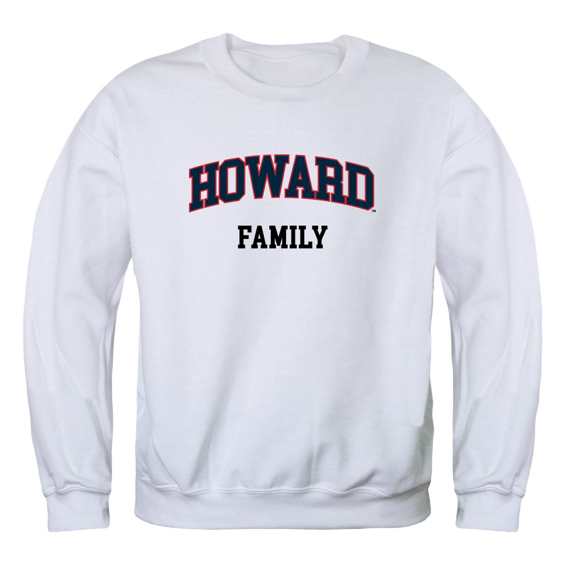 Howard University Bison Family Fleece Crewneck Pullover Sweatshirt