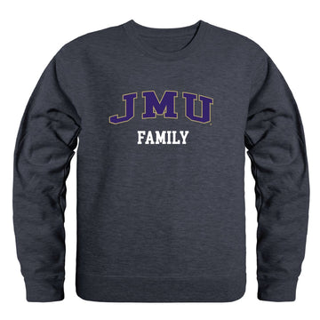 JMU James Madison University Dukes Family Fleece Crewneck Pullover Sweatshirt