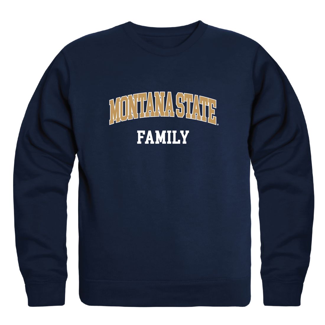 Montana State University Bobcats Family Fleece Crewneck Pullover Sweatshirt