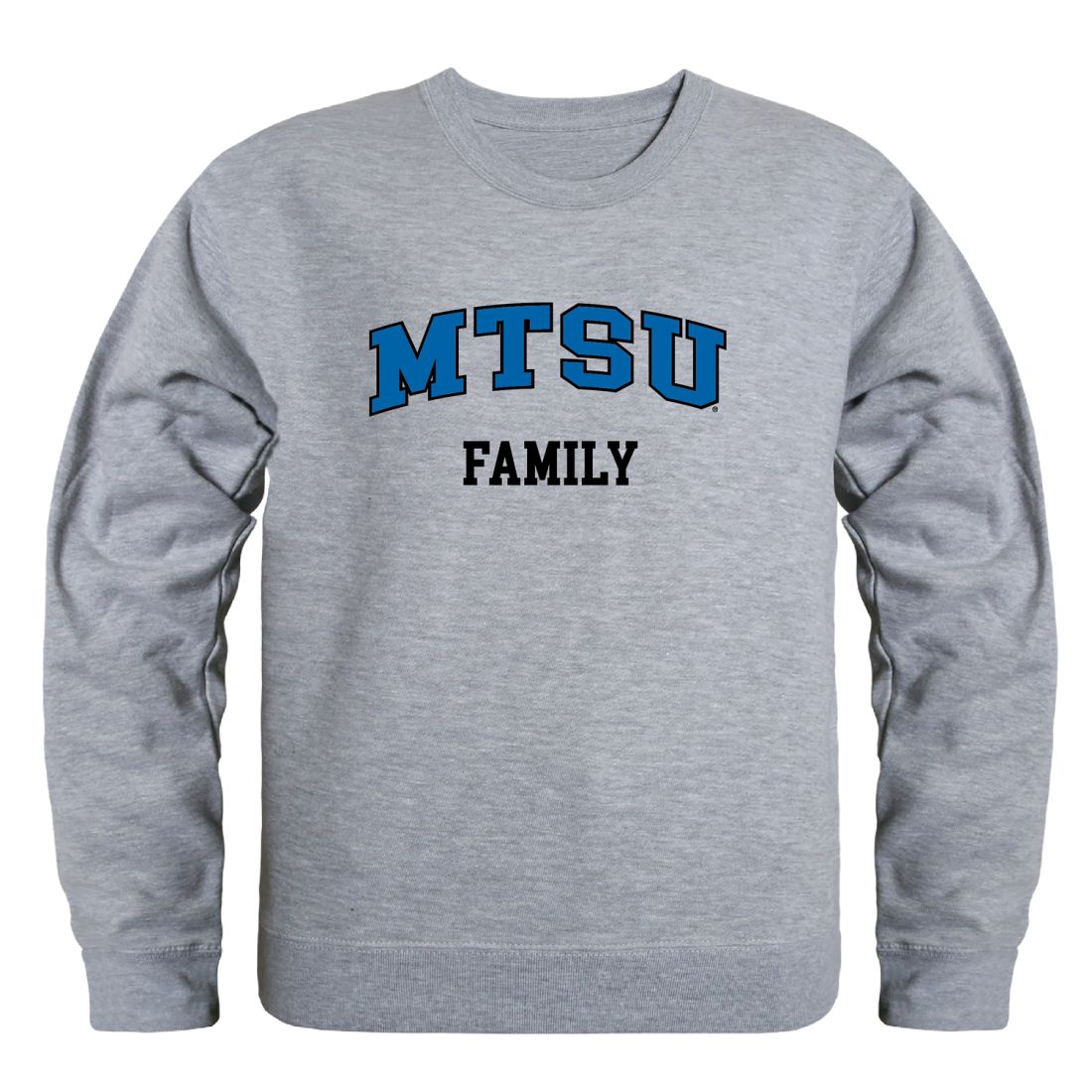 MTSU Middle Tennessee State University Blue Raiders Family Fleece Crewneck Pullover Sweatshirt