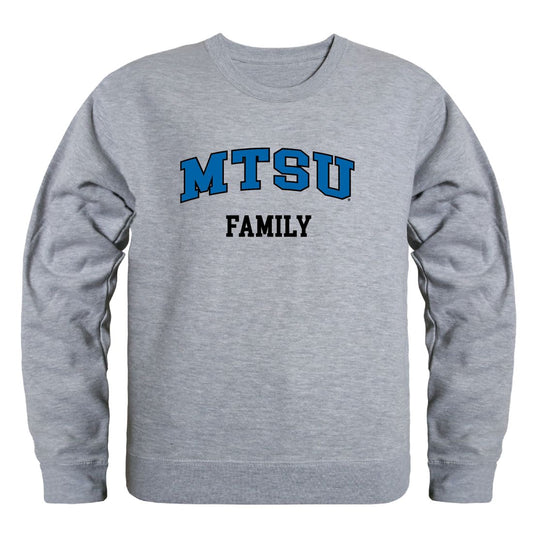 MTSU Middle Tennessee State University Blue Raiders Family Fleece Crewneck Pullover Sweatshirt