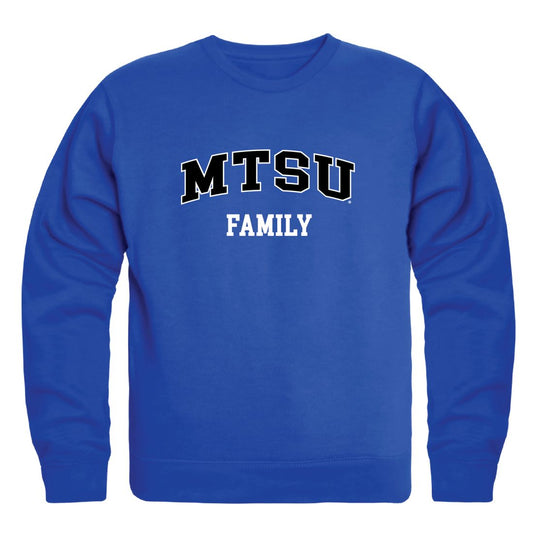 MTSU Middle Tennessee State University Blue Raiders Family Fleece Crewneck Pullover Sweatshirt