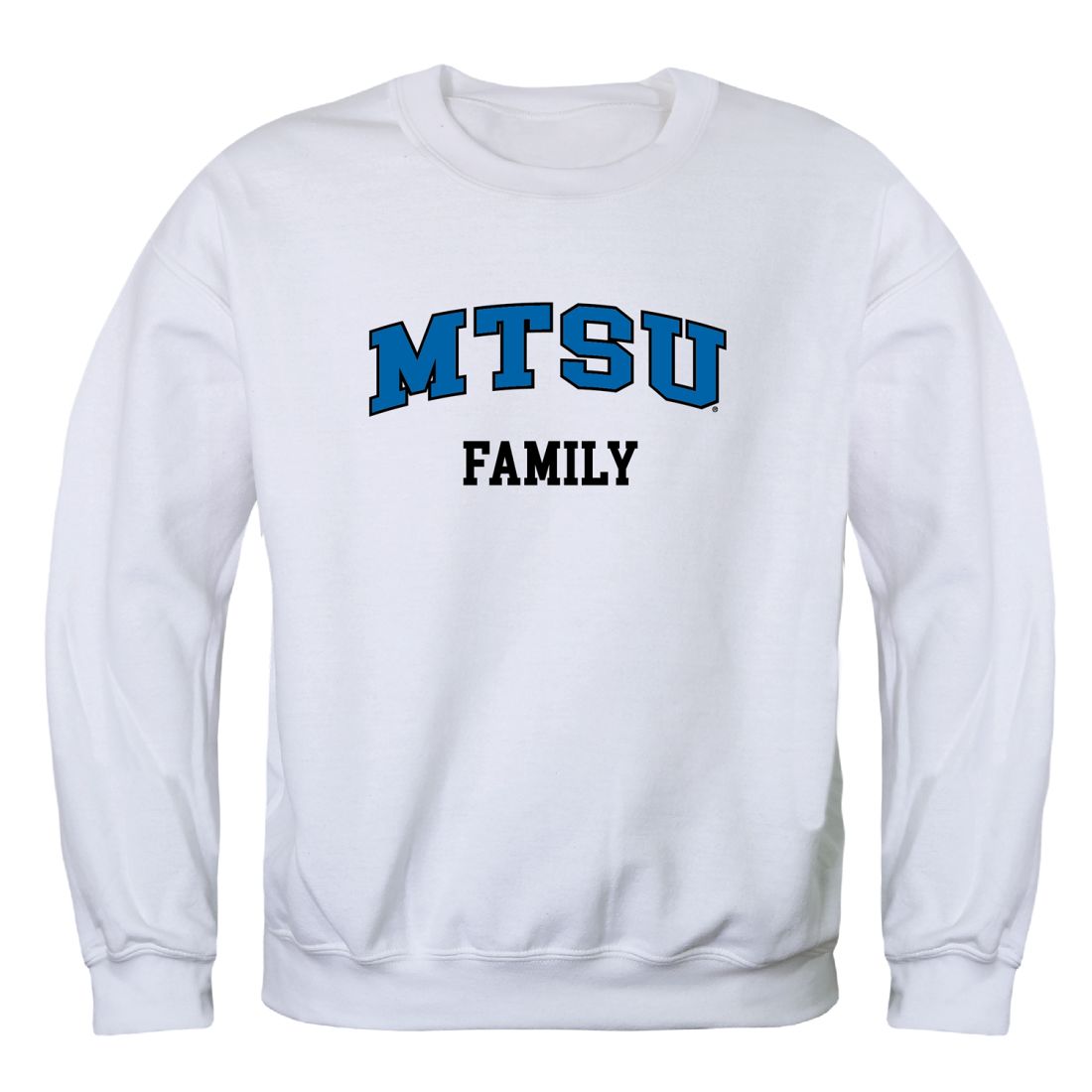 MTSU Middle Tennessee State University Blue Raiders Family Fleece Crewneck Pullover Sweatshirt