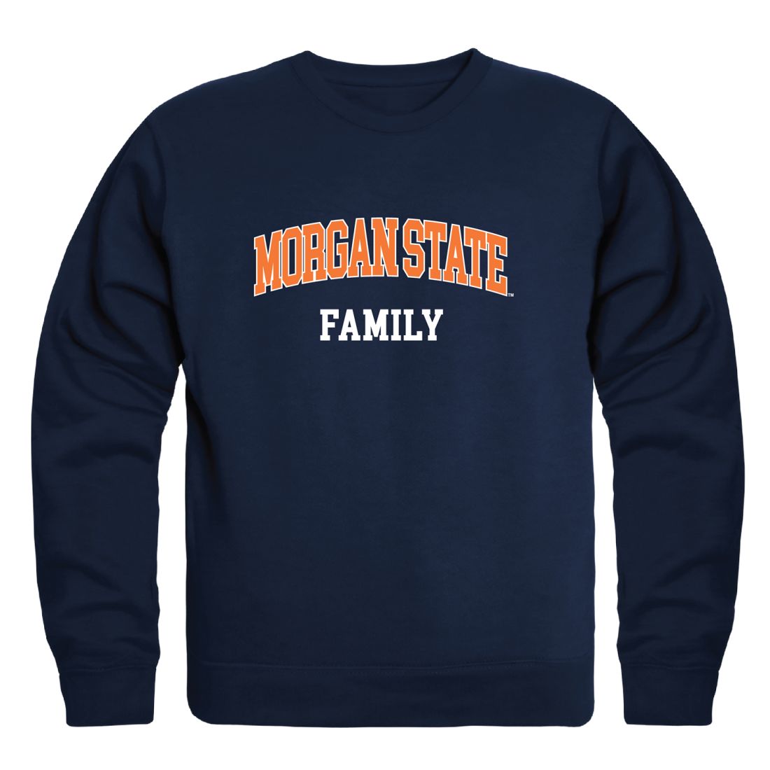 Morgan State University Bears Family Fleece Crewneck Pullover Sweatshirt