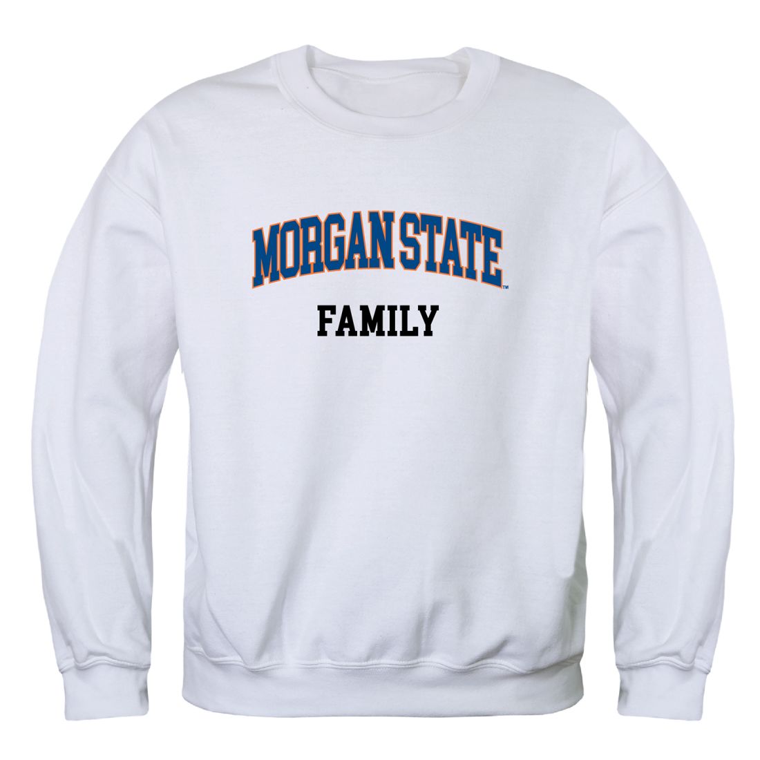 Morgan State University Bears Family Fleece Crewneck Pullover Sweatshirt