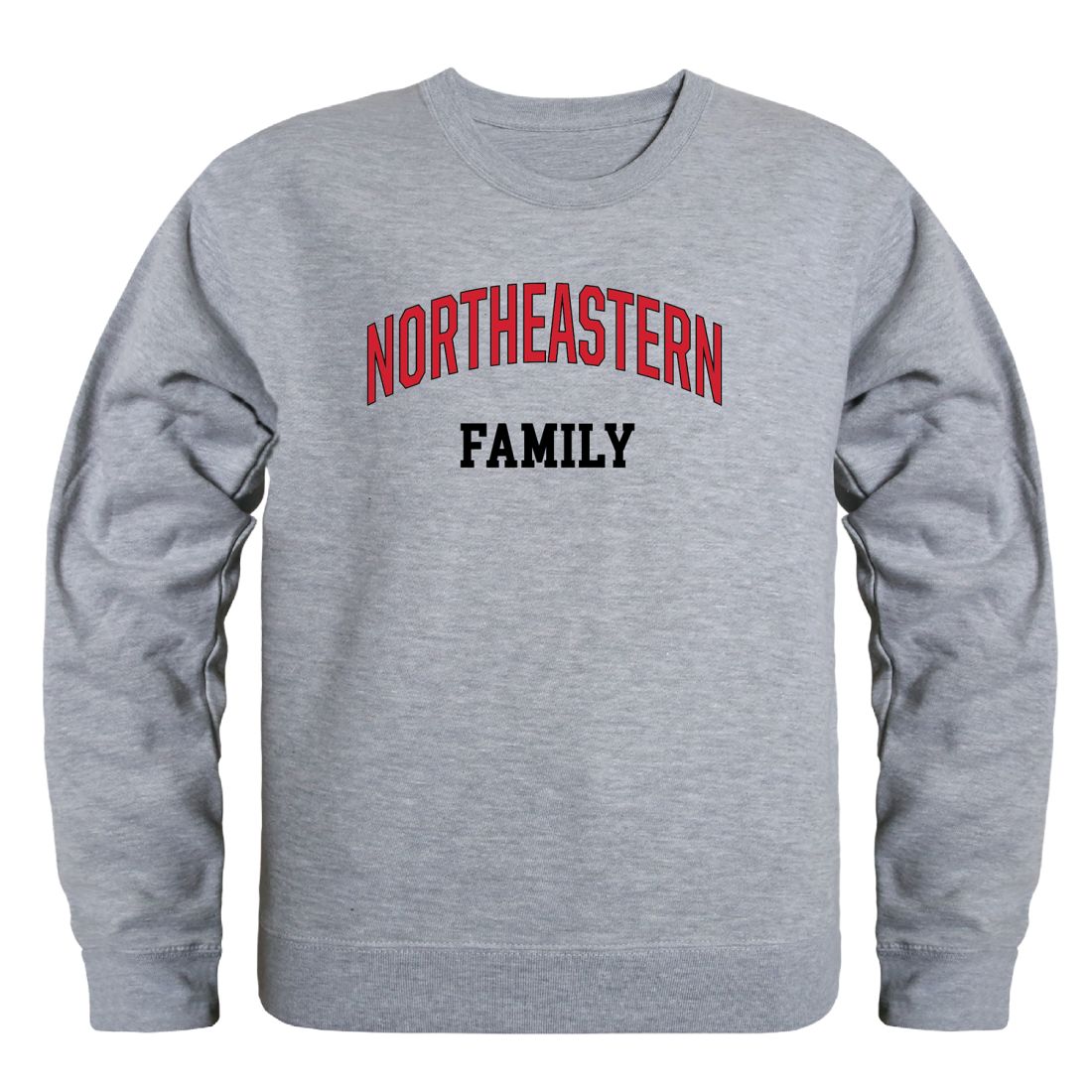 Northeastern University Huskies Family Fleece Crewneck Pullover Sweatshirt