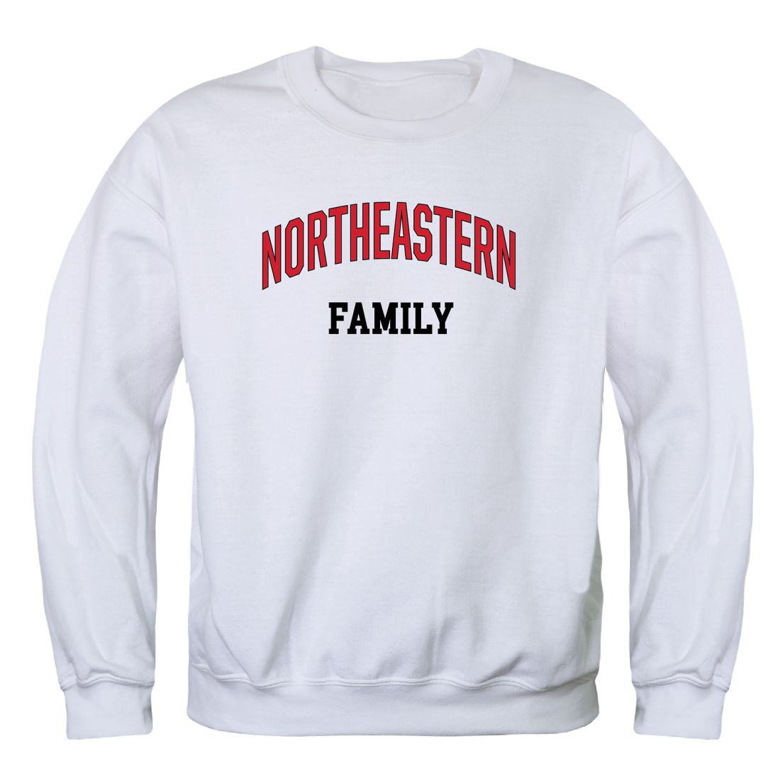 Northeastern University Huskies Family Fleece Crewneck Pullover Sweatshirt