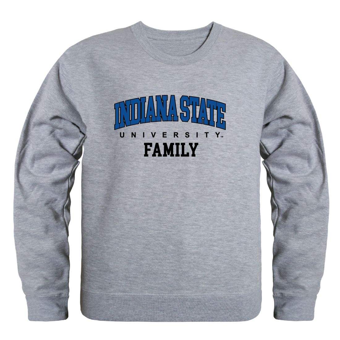 ISU Indiana State University Sycamores Family Fleece Crewneck Pullover Sweatshirt