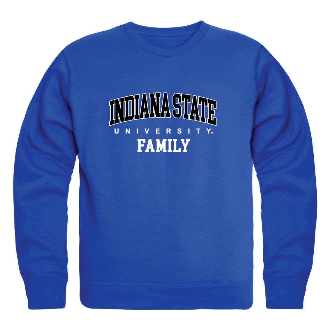 ISU Indiana State University Sycamores Family Fleece Crewneck Pullover Sweatshirt