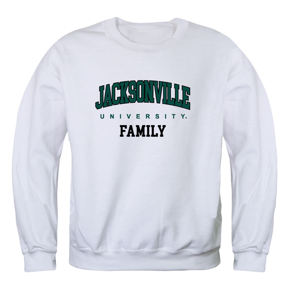 JU Jacksonville University Dolphin Family Fleece Crewneck Pullover Sweatshirt
