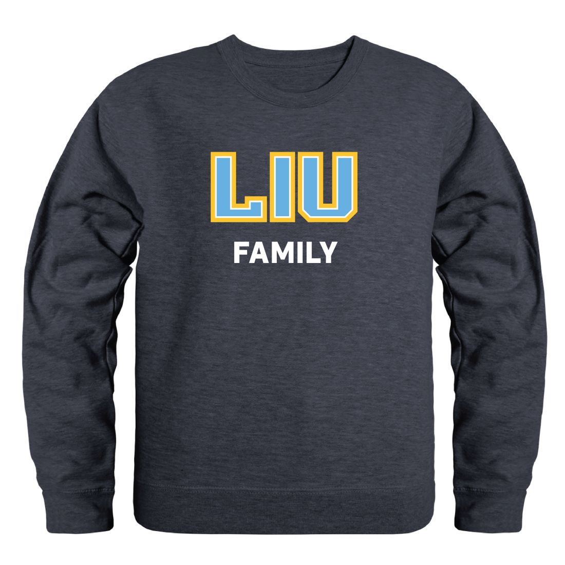 LIU Long Island University Post Pioneers Family Fleece Crewneck Pullover Sweatshirt