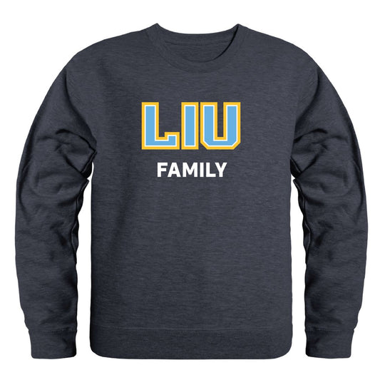 LIU Long Island University Post Pioneers Family Fleece Crewneck Pullover Sweatshirt