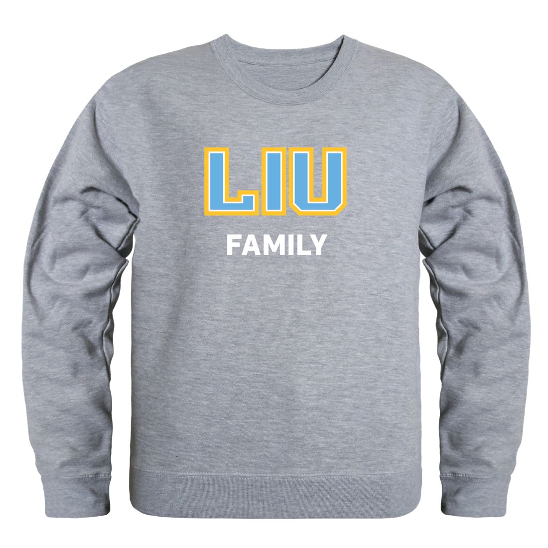 LIU Long Island University Post Pioneers Family Fleece Crewneck Pullover Sweatshirt