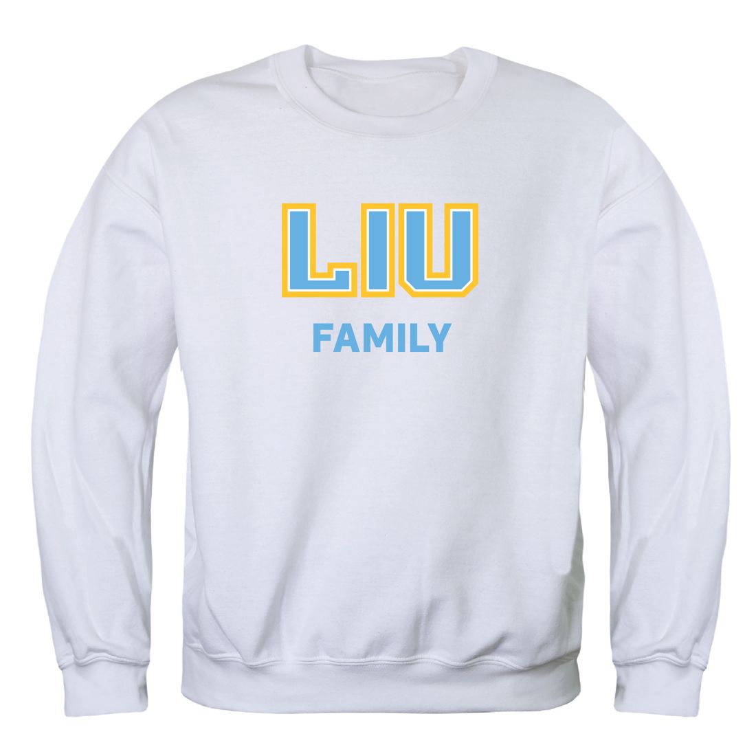 LIU Long Island University Post Pioneers Family Fleece Crewneck Pullover Sweatshirt
