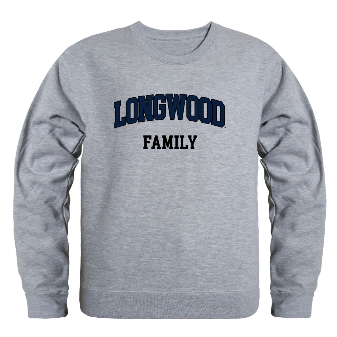 Longwood University Lancers Family Fleece Crewneck Pullover Sweatshirt