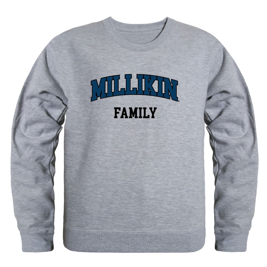 Millikin University Big Blue Family Fleece Crewneck Pullover Sweatshirt