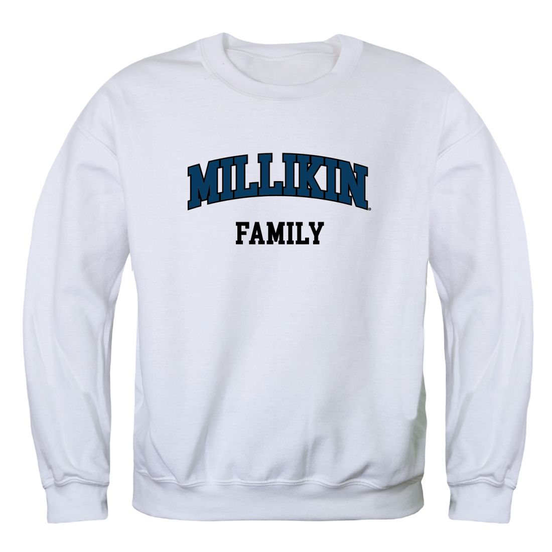 Millikin University Big Blue Family Fleece Crewneck Pullover Sweatshirt