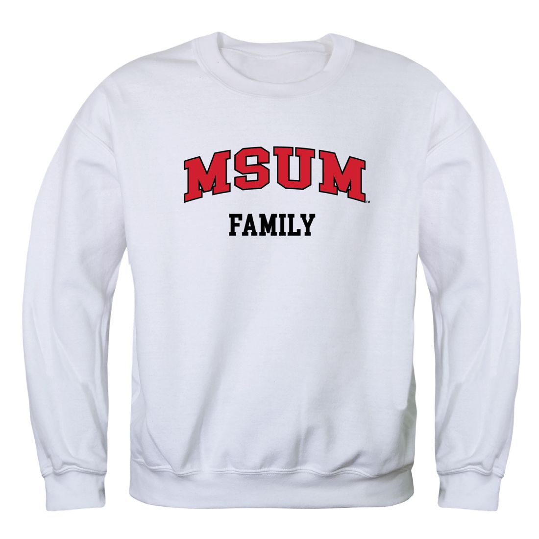 MSUM Minnesota State University Moorhead Dragons Family Fleece Crewneck Pullover Sweatshirt