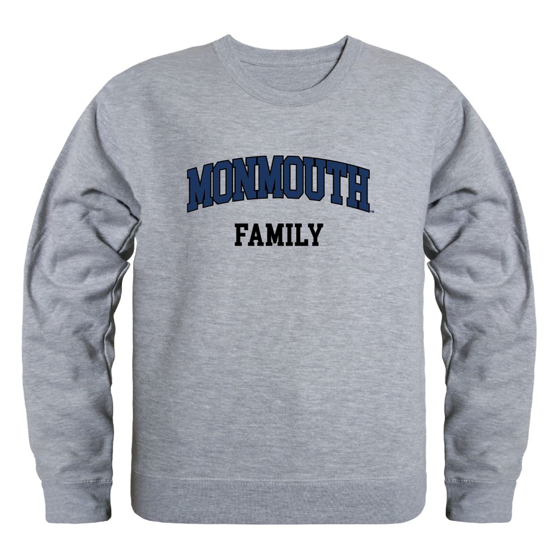 Monmouth University Hawks Family Fleece Crewneck Pullover Sweatshirt
