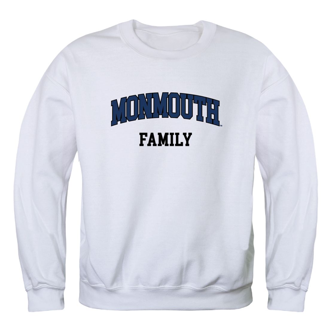 Monmouth University Hawks Family Fleece Crewneck Pullover Sweatshirt