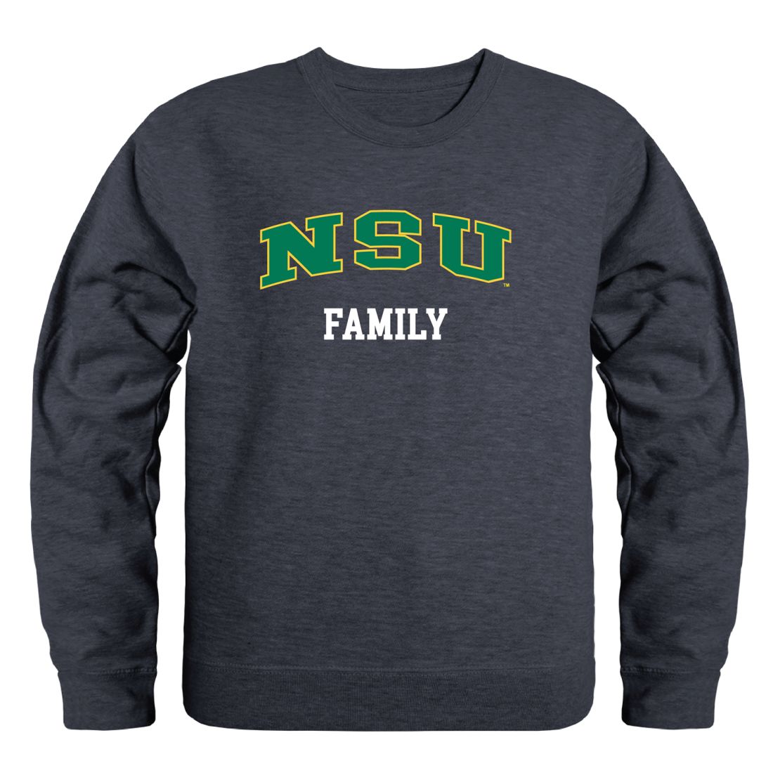 NSU Norfolk State University Spartans Family Fleece Crewneck Pullover Sweatshirt