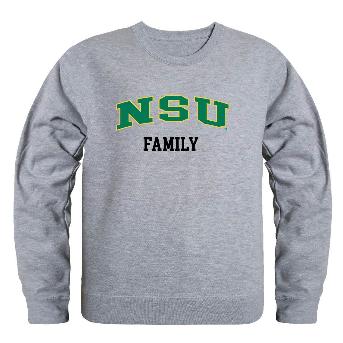 NSU Norfolk State University Spartans Family Fleece Crewneck Pullover Sweatshirt