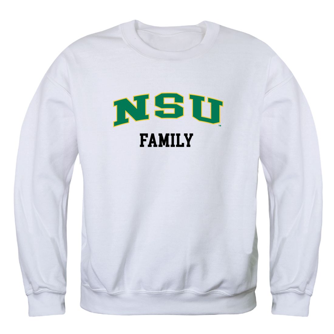 NSU Norfolk State University Spartans Family Fleece Crewneck Pullover Sweatshirt