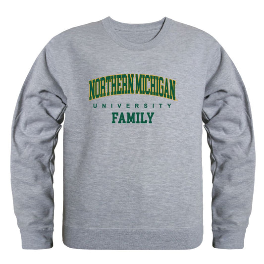 NMU Northern Michigan University Wildcats Family Fleece Crewneck Pullover Sweatshirt