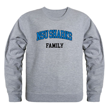 NSU Nova Southeastern University Sharks Family Fleece Crewneck Pullover Sweatshirt