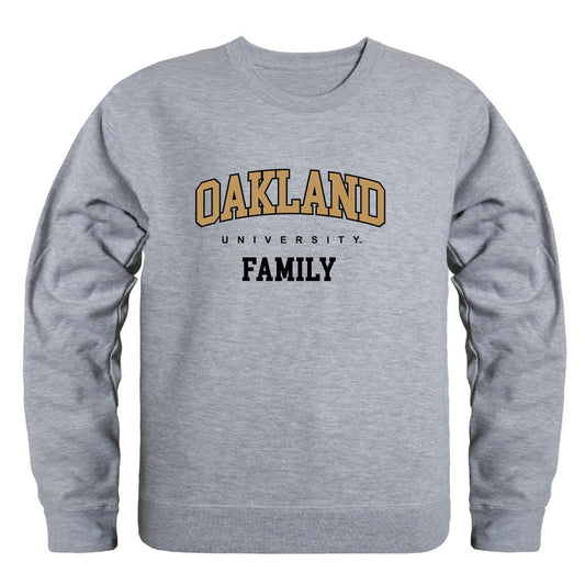 Oakland University Golden Grizzlies Family Fleece Crewneck Pullover Sweatshirt
