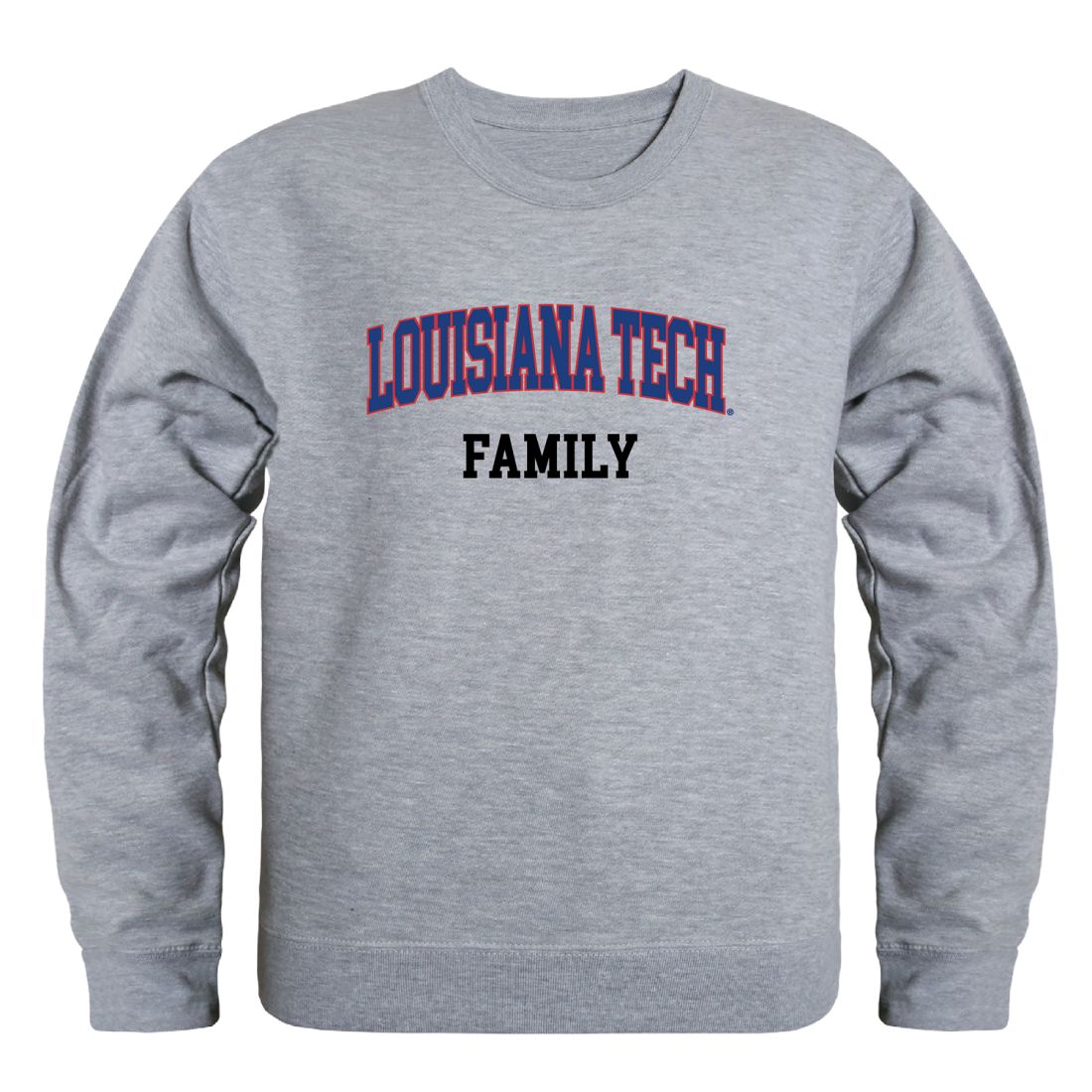 Louisiana Tech University Bulldogs Family Fleece Crewneck Pullover Sweatshirt