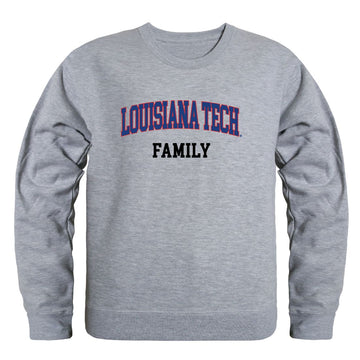 Louisiana Tech University Bulldogs Family Fleece Crewneck Pullover Sweatshirt