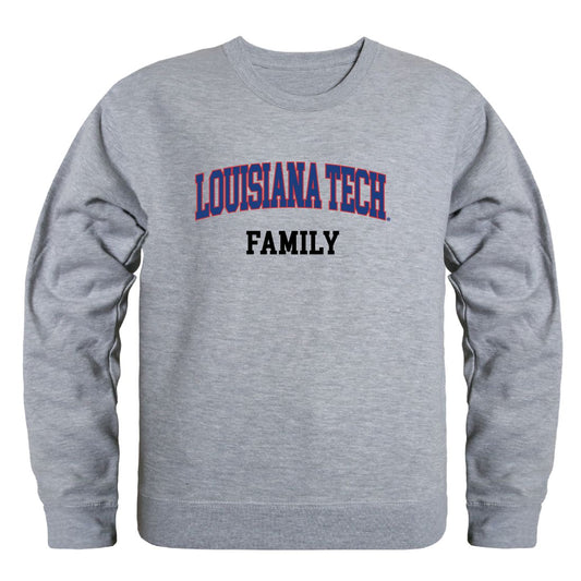 Louisiana Tech University Bulldogs Family Fleece Crewneck Pullover Sweatshirt