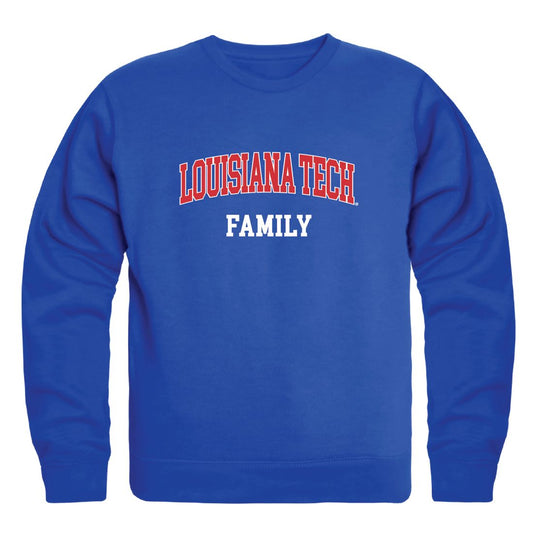 Louisiana Tech University Bulldogs Family Fleece Crewneck Pullover Sweatshirt