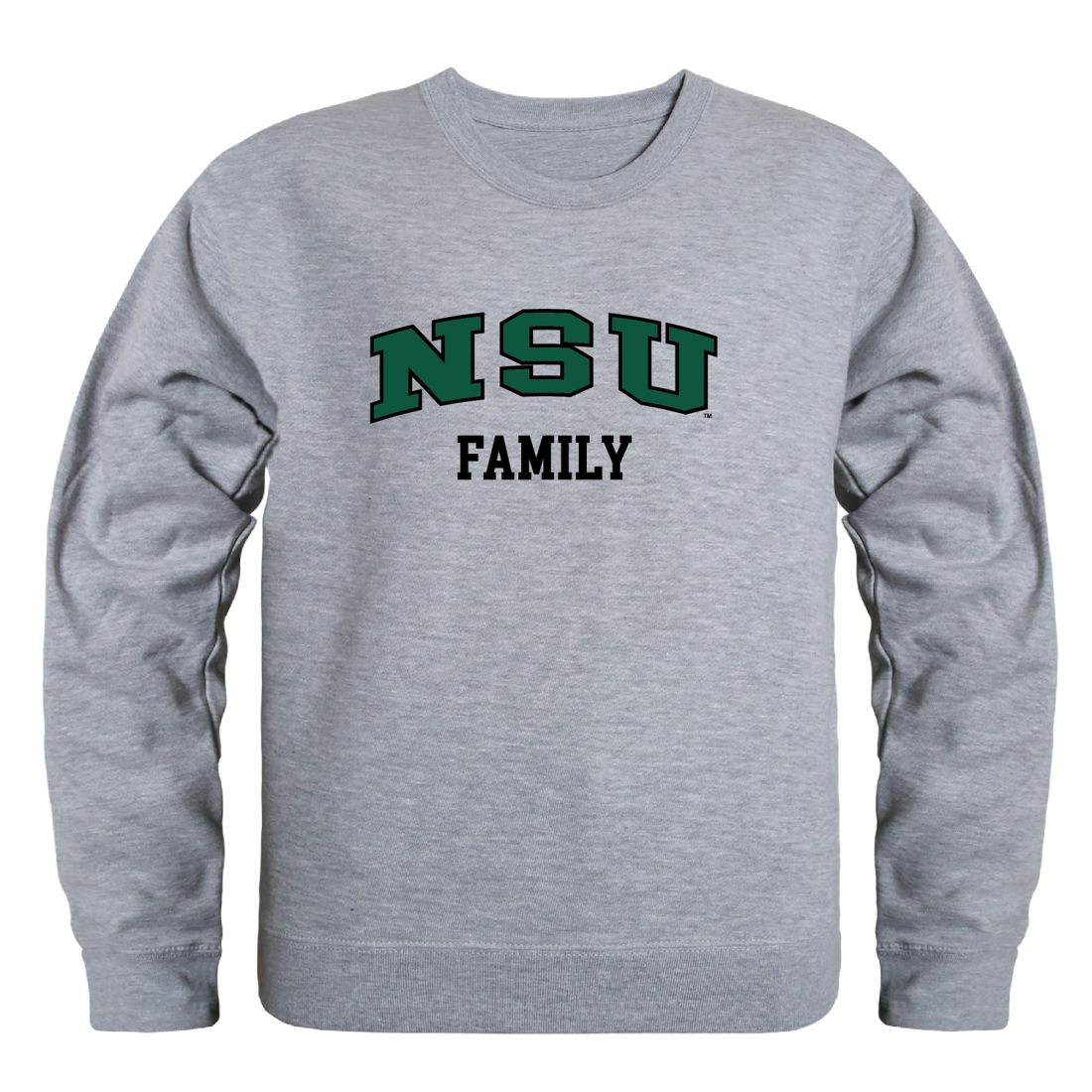 NSU Northeastern State University RiverHawks Family Fleece Crewneck Pullover Sweatshirt