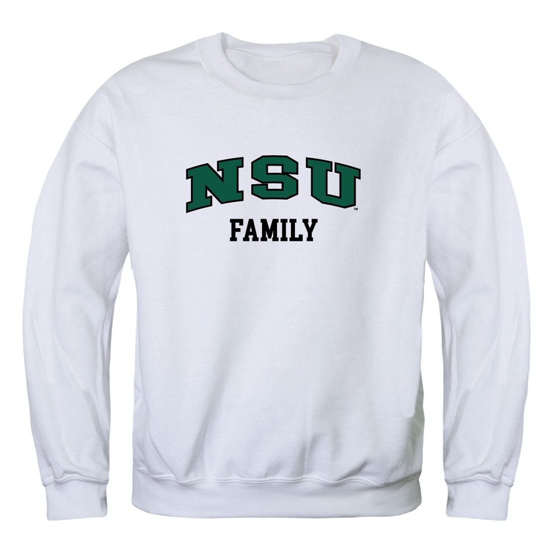 NSU Northeastern State University RiverHawks Family Fleece Crewneck Pullover Sweatshirt
