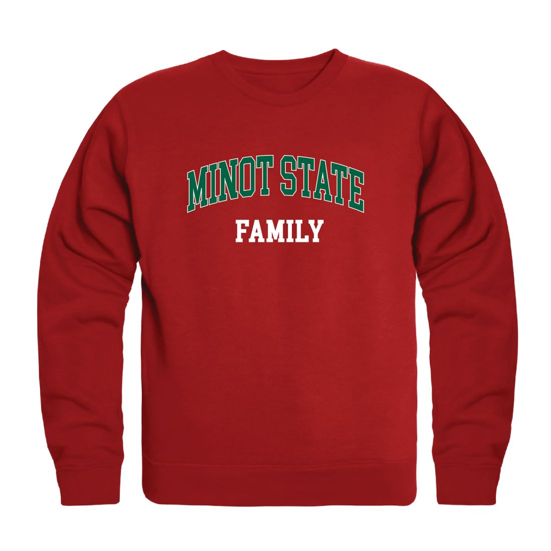 Minot State University Beavers Family Fleece Crewneck Pullover Sweatshirt