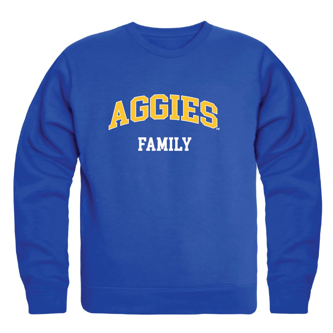 North Carolina A&T State University Aggies Family Fleece Crewneck Pullover Sweatshirt
