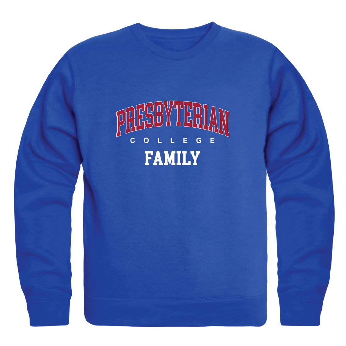 Presbyterian College Blue Hose Family Fleece Crewneck Pullover Sweatshirt