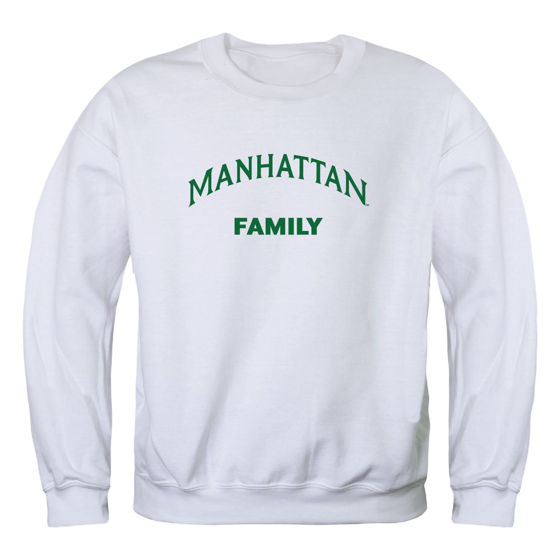 Manhattan College Jaspers Family Fleece Crewneck Pullover Sweatshirt