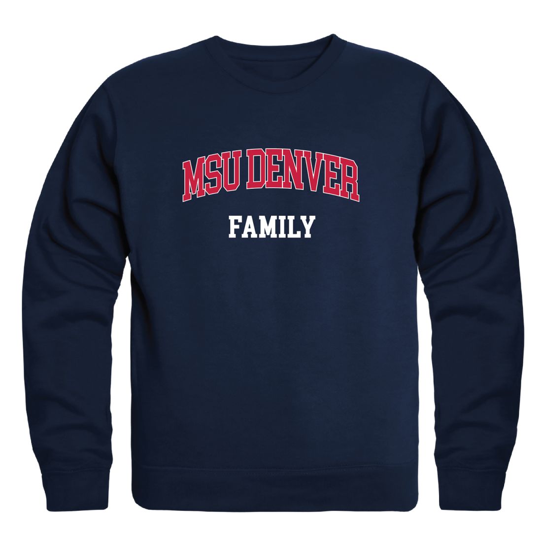 Metropolitan State University of Denver Roadrunners Family Fleece Crewneck Pullover Sweatshirt