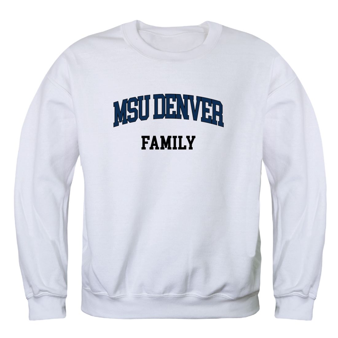 Metropolitan State University of Denver Roadrunners Family Fleece Crewneck Pullover Sweatshirt