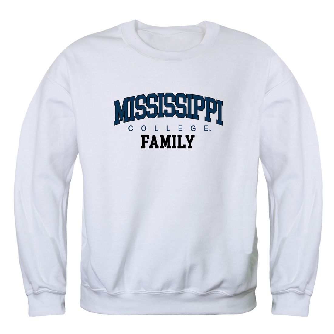 Mississippi College Choctaws Family Fleece Crewneck Pullover Sweatshirt