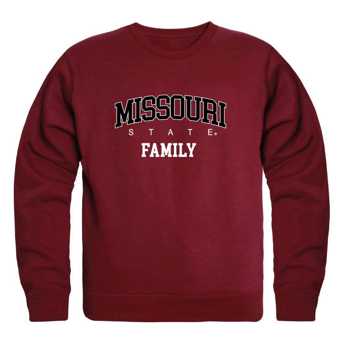Missouri State University Bears Family Fleece Crewneck Pullover Sweatshirt
