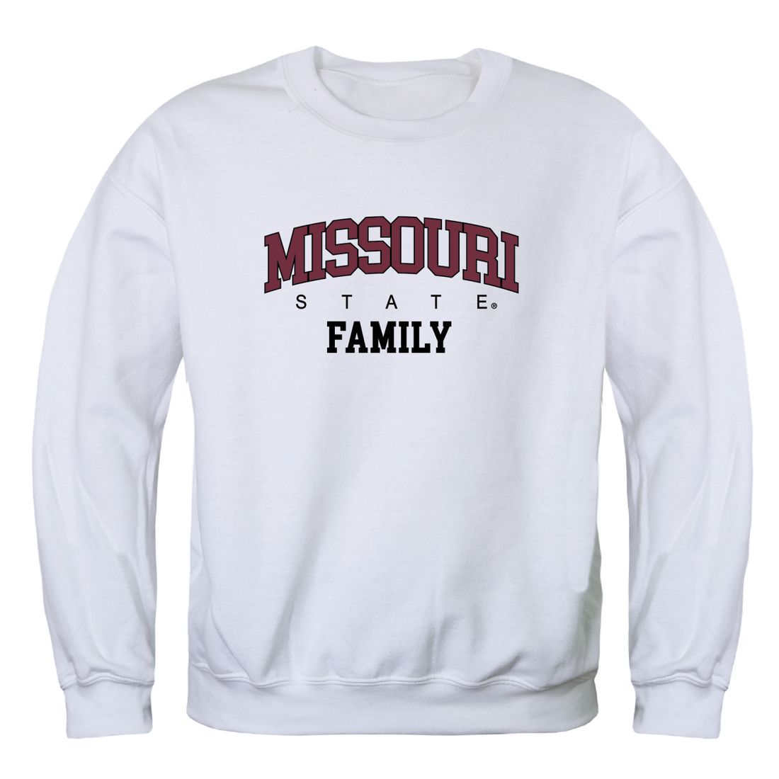 Missouri State University Bears Family Fleece Crewneck Pullover Sweatshirt
