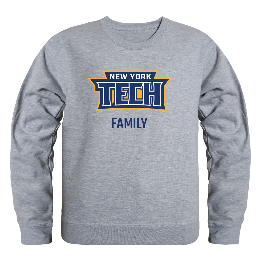 New York Institute of Technology Bears Family Fleece Crewneck Pullover Sweatshirt