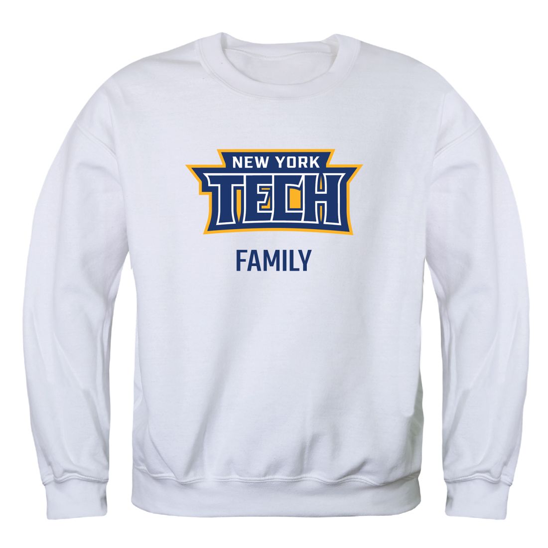 New York Institute of Technology Bears Family Fleece Crewneck Pullover Sweatshirt