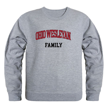 Ohio Wesleyan University Bishops Family Fleece Crewneck Pullover Sweatshirt