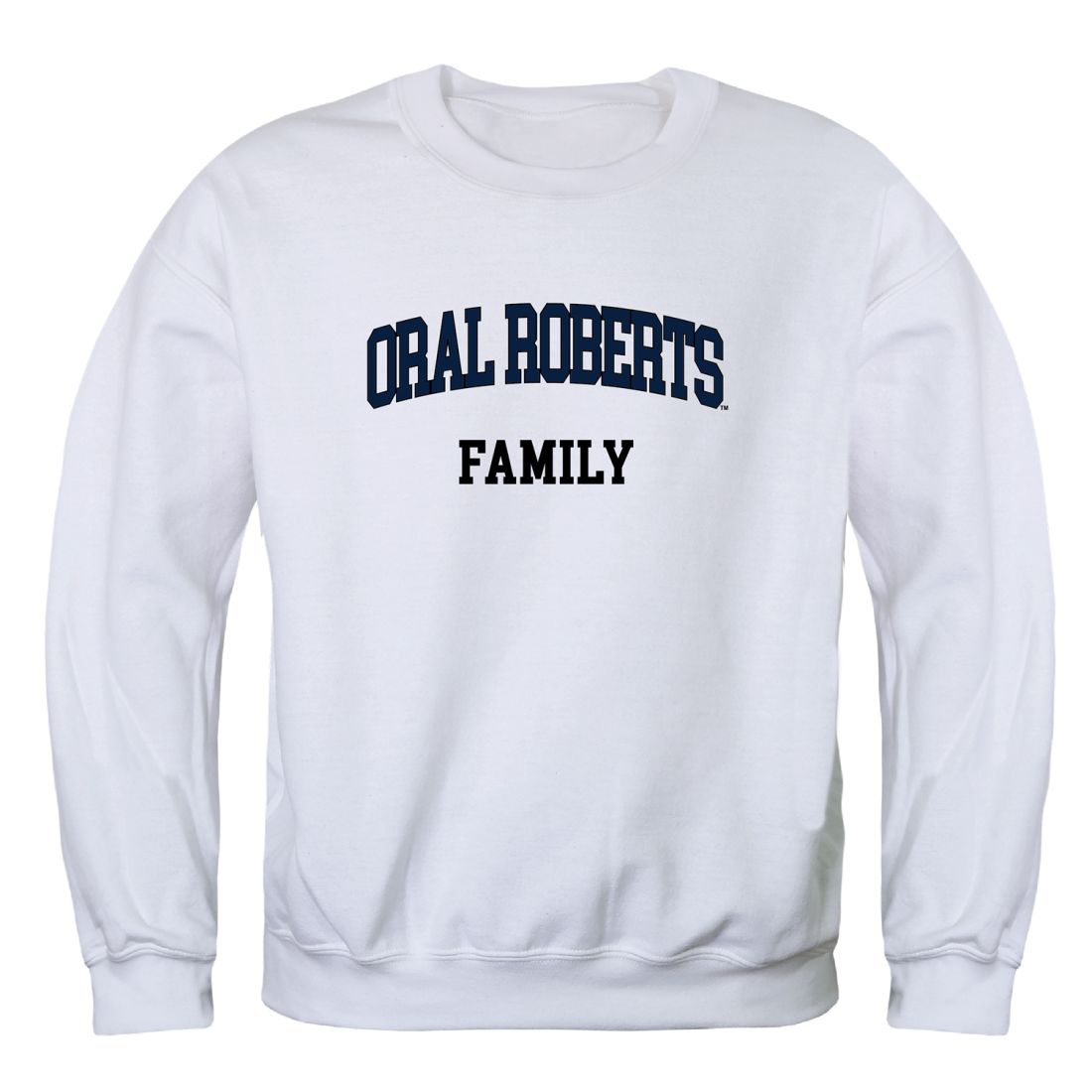 Oral Roberts University Golden Eagles Family Fleece Crewneck Pullover Sweatshirt